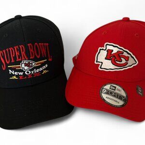 Kansas City Chiefs Hat Bundle – Super Bowl & New Era 9FORTY